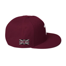 Load image into Gallery viewer, Snapback Hat White Cross