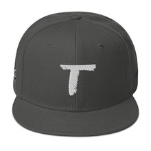 Load image into Gallery viewer, Snapback Hat White Cross