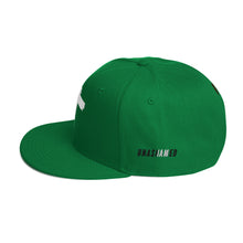Load image into Gallery viewer, Snapback Hat White Cross