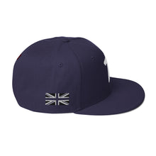 Load image into Gallery viewer, Snapback Hat White Cross