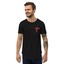 Load image into Gallery viewer, The Cross Men's Curved T-Shirt