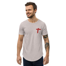 Load image into Gallery viewer, The Cross Men's Curved T-Shirt
