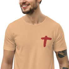 Load image into Gallery viewer, The Cross Men's Curved T-Shirt