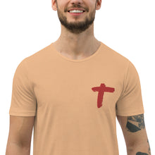 Load image into Gallery viewer, The Cross Men's Curved T-Shirt