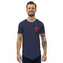 Load image into Gallery viewer, The Cross Men's Curved T-Shirt