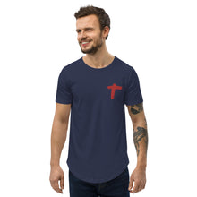 Load image into Gallery viewer, The Cross Men's Curved T-Shirt