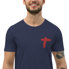 Load image into Gallery viewer, The Cross Men's Curved T-Shirt