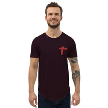 Load image into Gallery viewer, The Cross Men's Curved T-Shirt