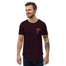 Load image into Gallery viewer, The Cross Men's Curved T-Shirt