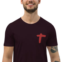 Load image into Gallery viewer, The Cross Men's Curved T-Shirt