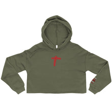Load image into Gallery viewer, The Cross Crop Hoodie