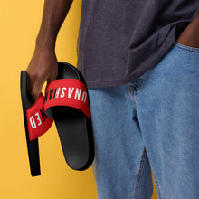 Load image into Gallery viewer, men&#39;s red slides
