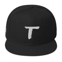 Load image into Gallery viewer, Snapback Hat White Cross
