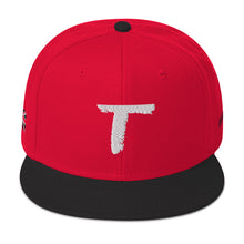 Load image into Gallery viewer, Snapback Hat White Cross
