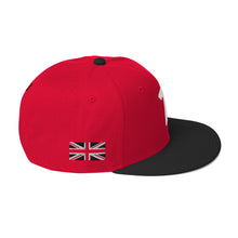 Load image into Gallery viewer, Snapback Hat White Cross
