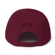 Load image into Gallery viewer, Snapback Hat White Cross
