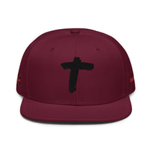 Load image into Gallery viewer, Snapback Hat - The Cross - Black
