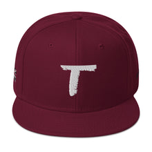 Load image into Gallery viewer, Snapback Hat White Cross
