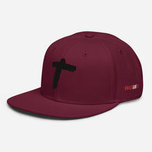 Load image into Gallery viewer, Snapback Hat - The Cross - Black
