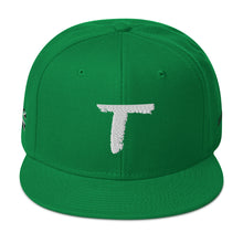 Load image into Gallery viewer, Snapback Hat White Cross
