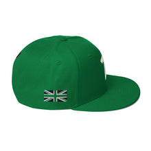 Load image into Gallery viewer, Snapback Hat White Cross
