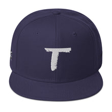 Load image into Gallery viewer, Snapback Hat White Cross
