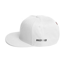 Load image into Gallery viewer, Snapback Hat White Cross
