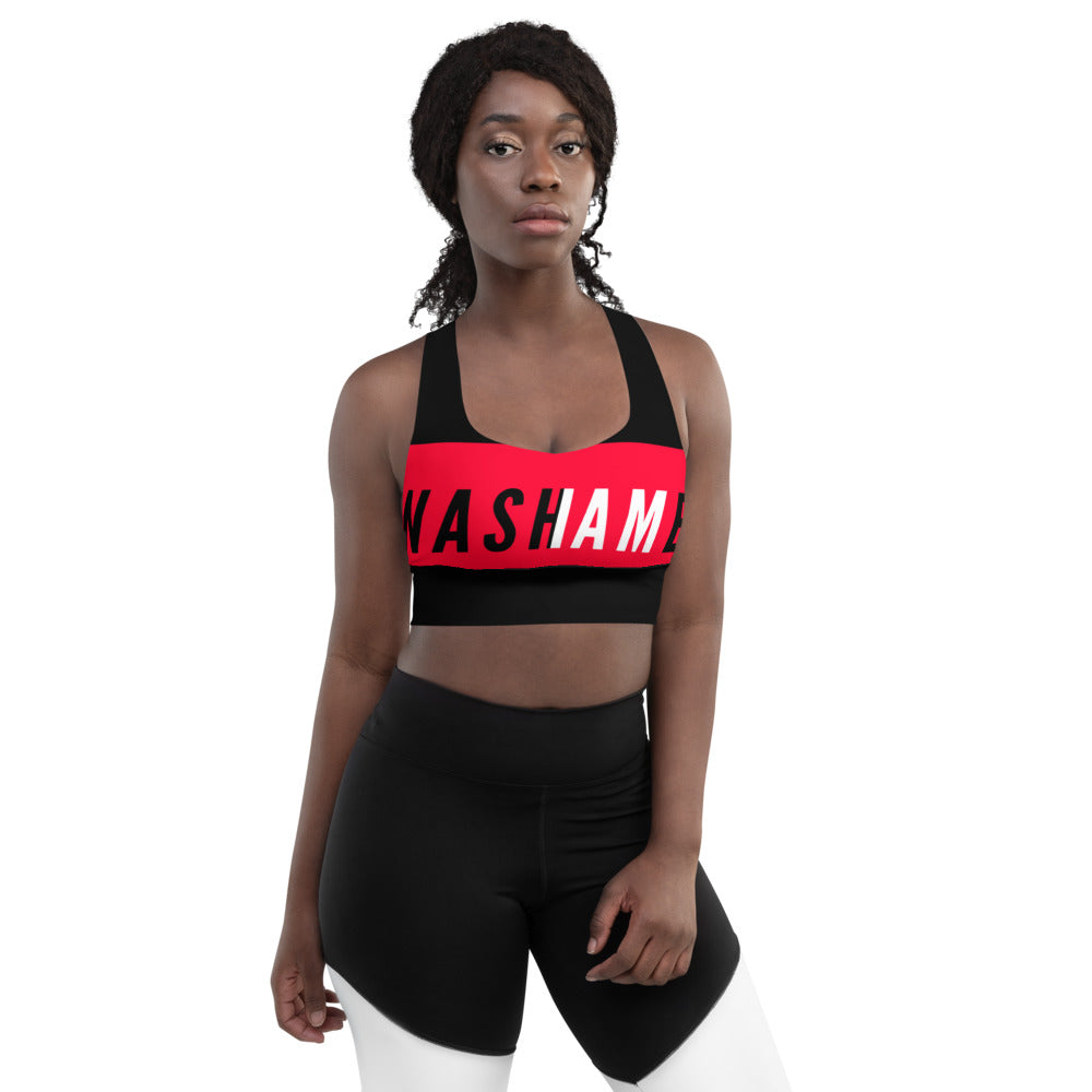 Longline sports bra